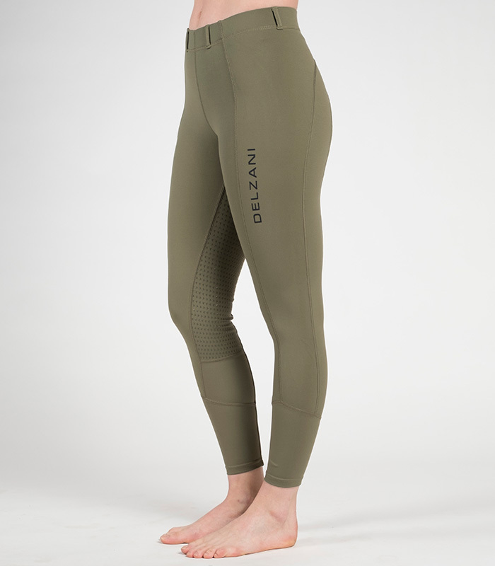 Olive Ladies Horse Riding Tights