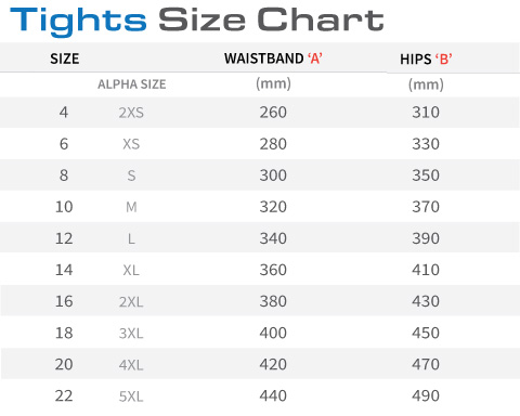 Need to work out your sizing?  Delzani Breeches and Tights Sizing