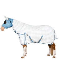 Ripstop Attached Hood Horse Rug [Size: 6'0 with Cob Hood]