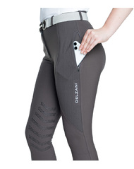 Sienna · Grey ClassicTek Breeches| KNEE Grip | Phone Pockets