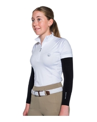Sun Sleeves · SPF50 UV Arm Protection for Horse Riders · Black