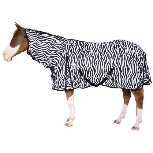 Apollo Zebra Sky-Breeze Neck Combo Horse Rug