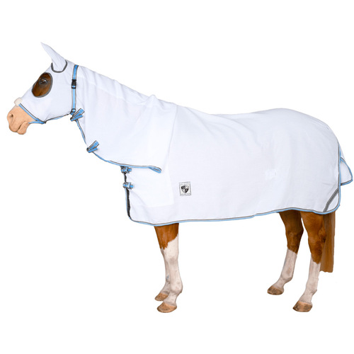 "Defender" Flag Cotton Attached Hood Horse Rug