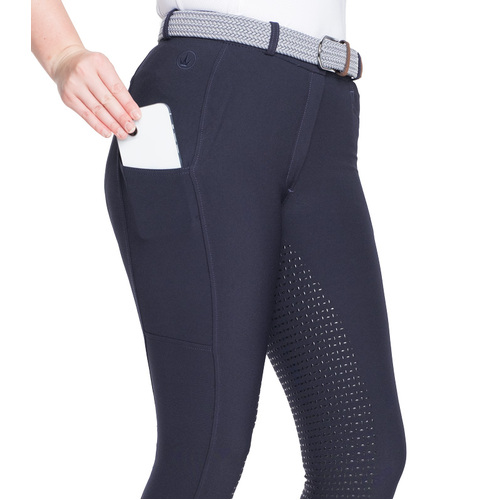 Bianca · Navy ClassicTek Breeches | Phone Pockets